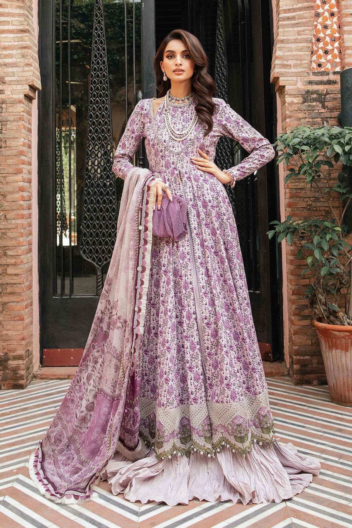 Maria.B | M Print Eid Edit | MPT-2207-B -  Maria B Luxury -  Agha Fabrics