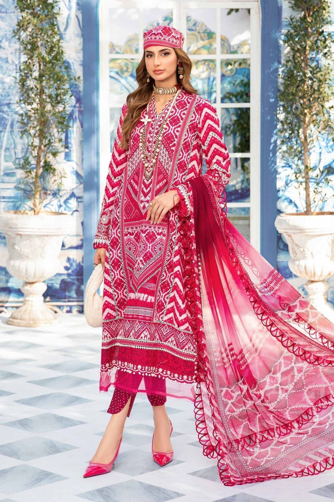 Maria.B | M Print Eid Edit | MPT-2208-A -  Maria B Luxury -  Agha Fabrics