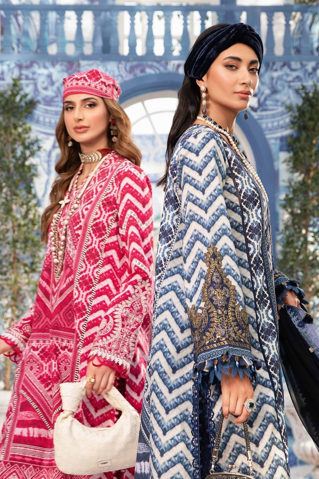 Maria.B | M Print Eid Edit | MPT-2208-A -  Maria B Luxury -  Agha Fabrics
