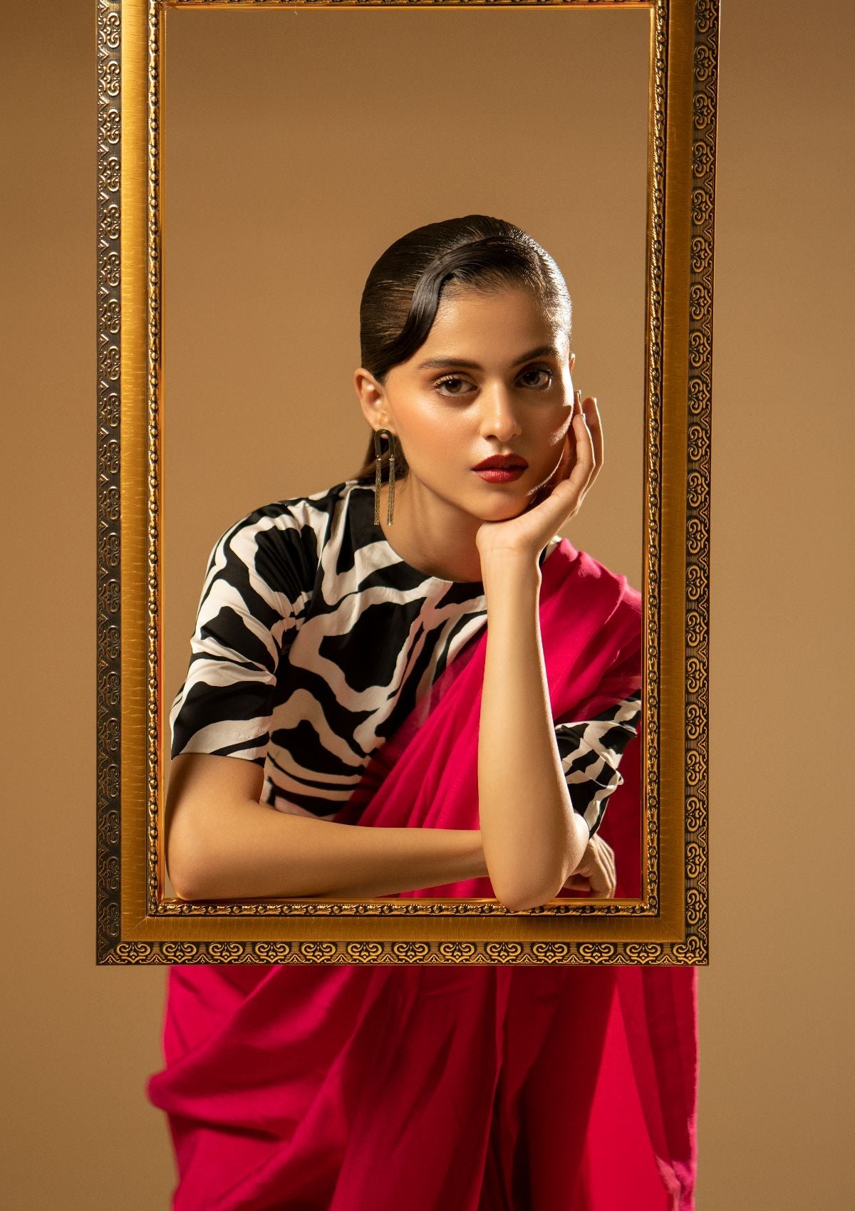 Winter Collection - Fozia Khalid - Silk Edit - Fuchsia Finesse - D#06
