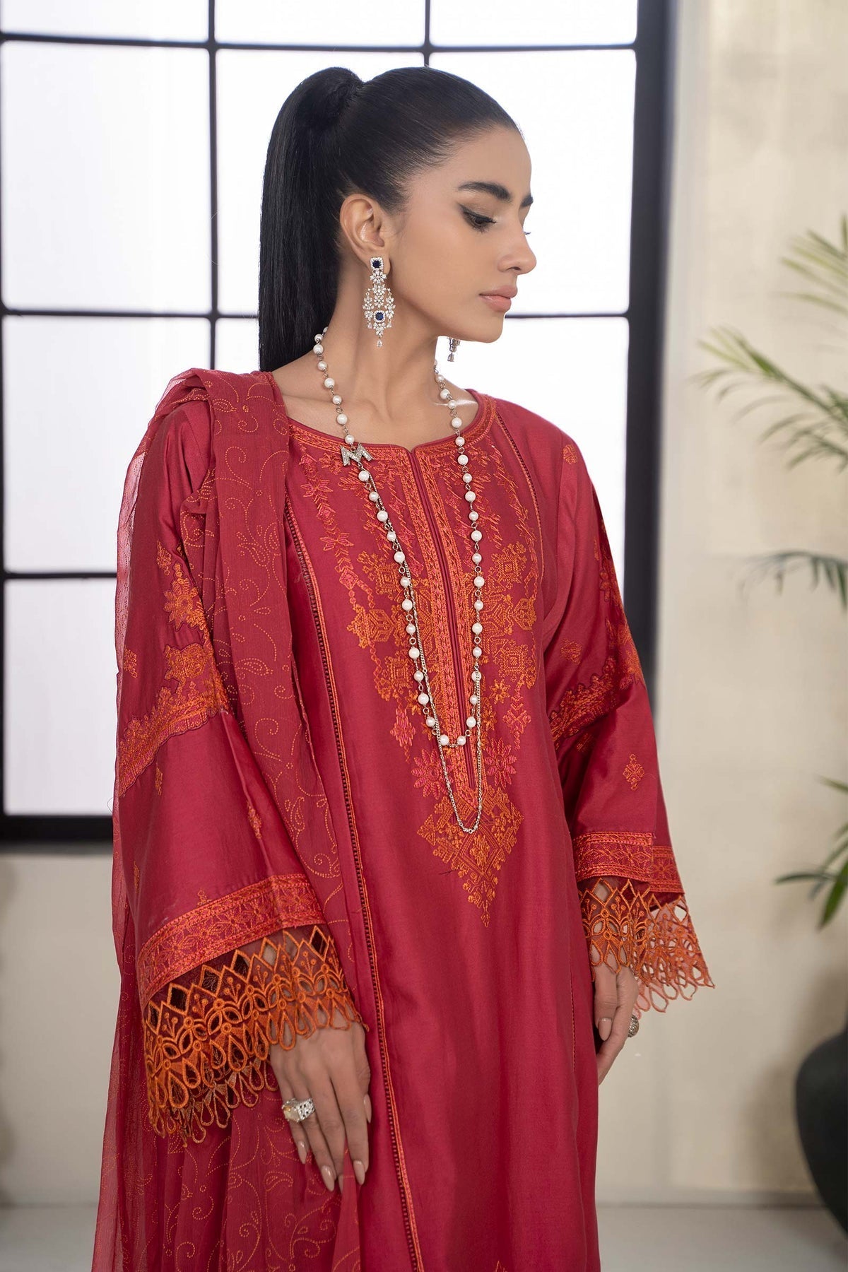 Maria B | Casual Pret 2024 | DW-EF24-103A -  Maria B Casuals -  Agha Fabrics