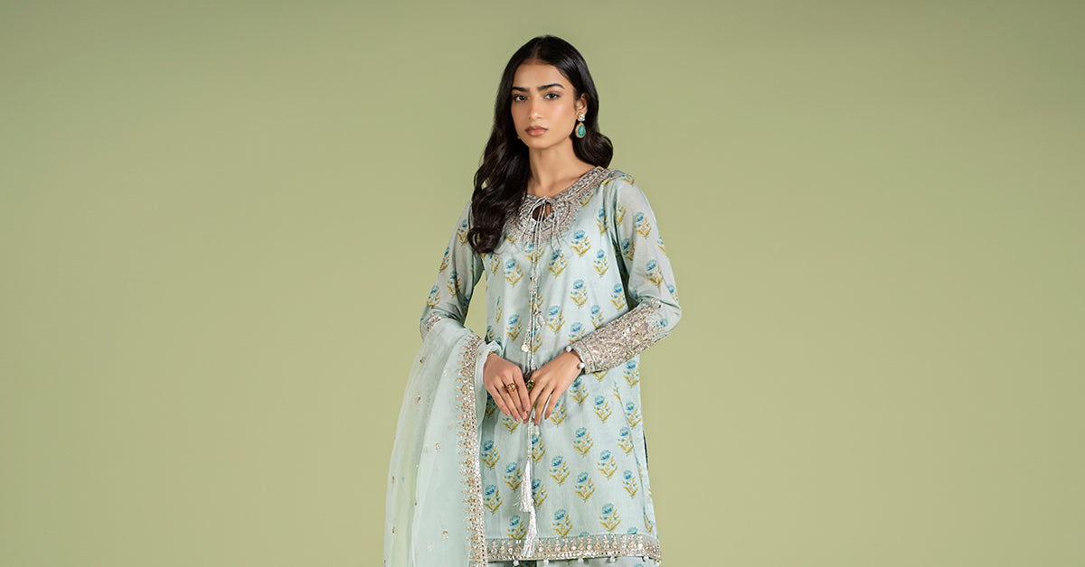 Maria B | Casual Pret 2024 | DW-EF24-14 -  Maria B Casuals -  Agha Fabrics
