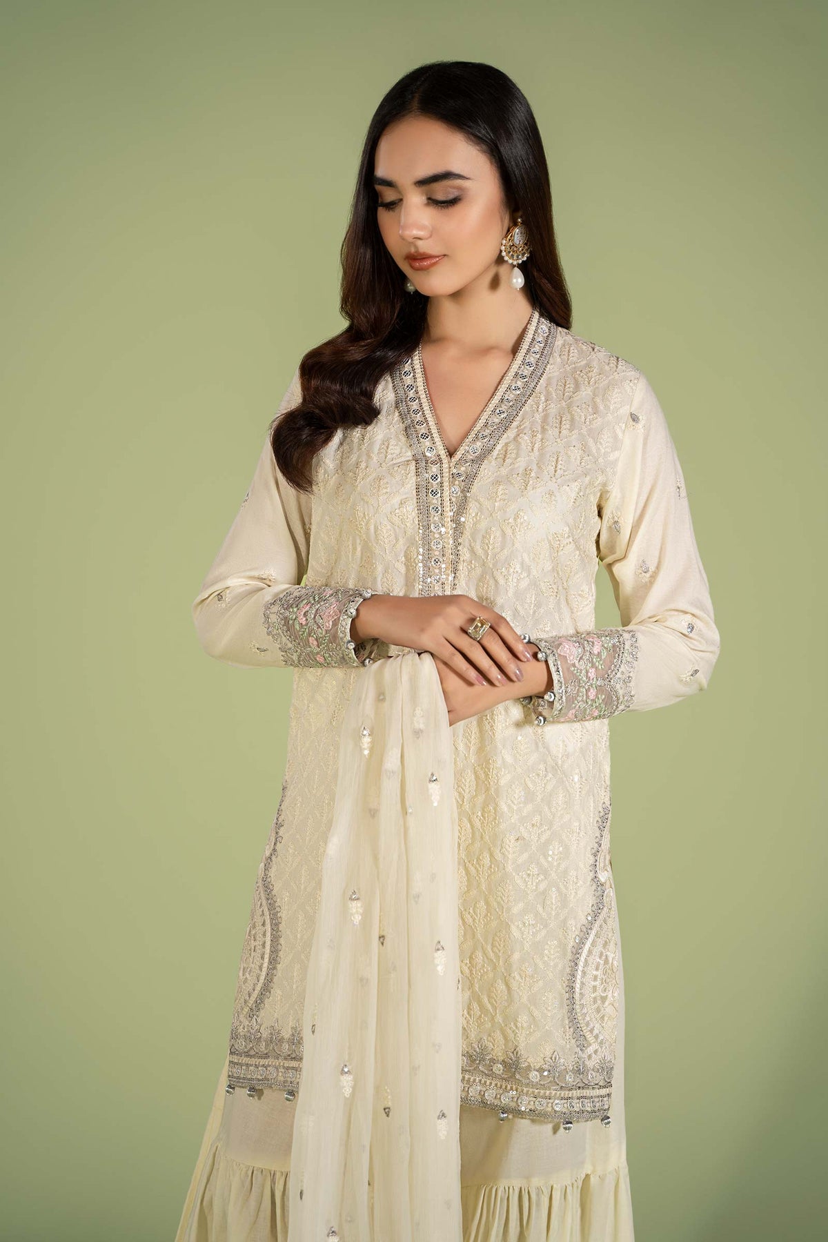 Maria B | Casual Pret 2024 | DW-EF24-11 -  Maria B Casuals -  Agha Fabrics