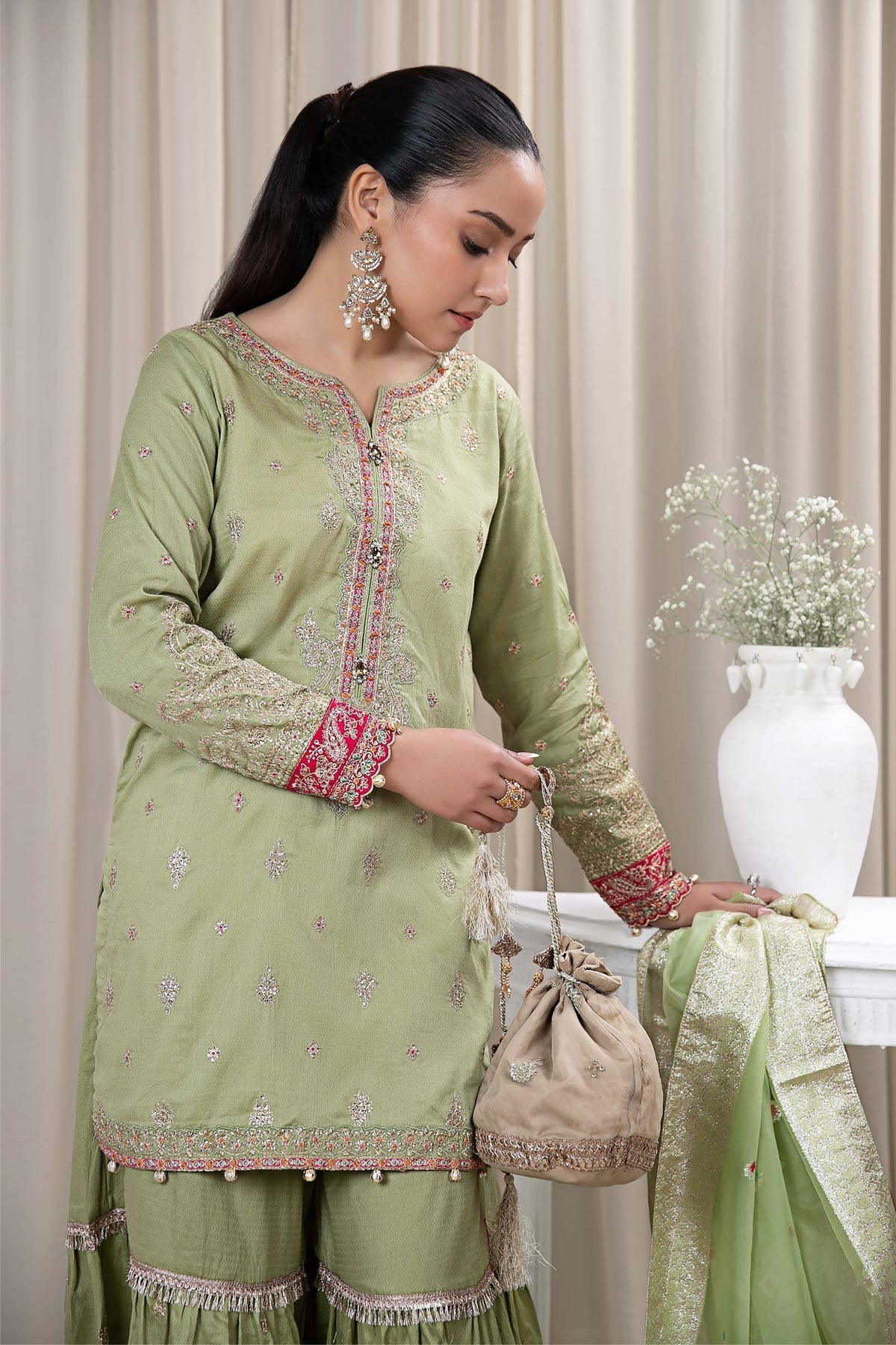 Maria B | Casual Pret 2024 | DW-EF24-23 -  Maria B Casuals -  Agha Fabrics