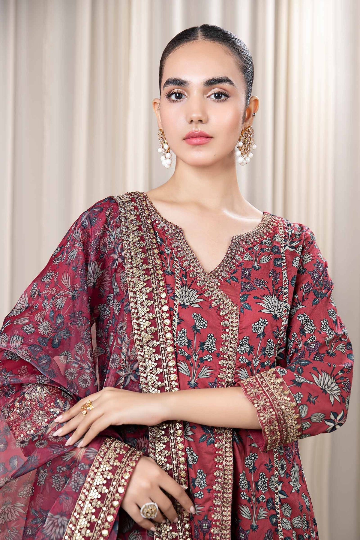 Maria B | Casual Pret 2024 | DW-EF24-42 -  Maria B Casuals -  Agha Fabrics