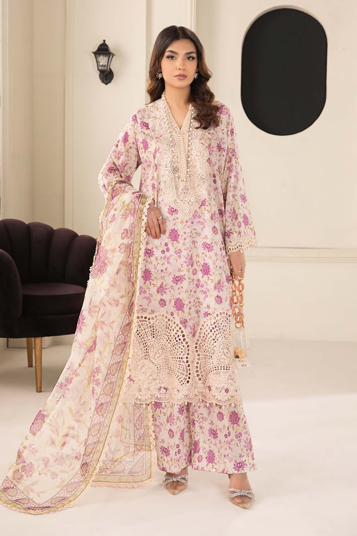 Maria B | Casual Pret 2024 | DW-EF24-108 -  Maria B Casuals -  Agha Fabrics
