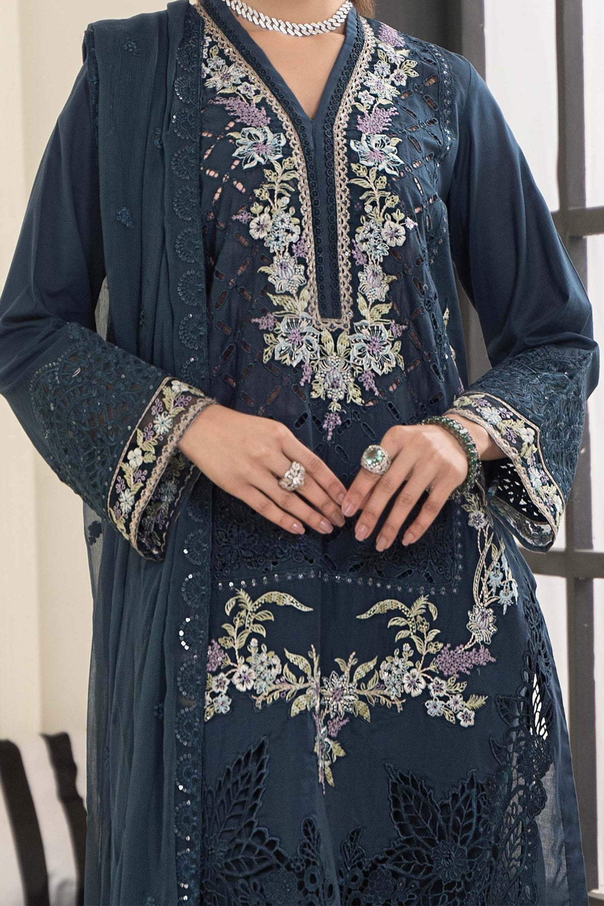 Maria B | Casual Pret 2024 | DW-EF24-17 -  Maria B Casuals -  Agha Fabrics
