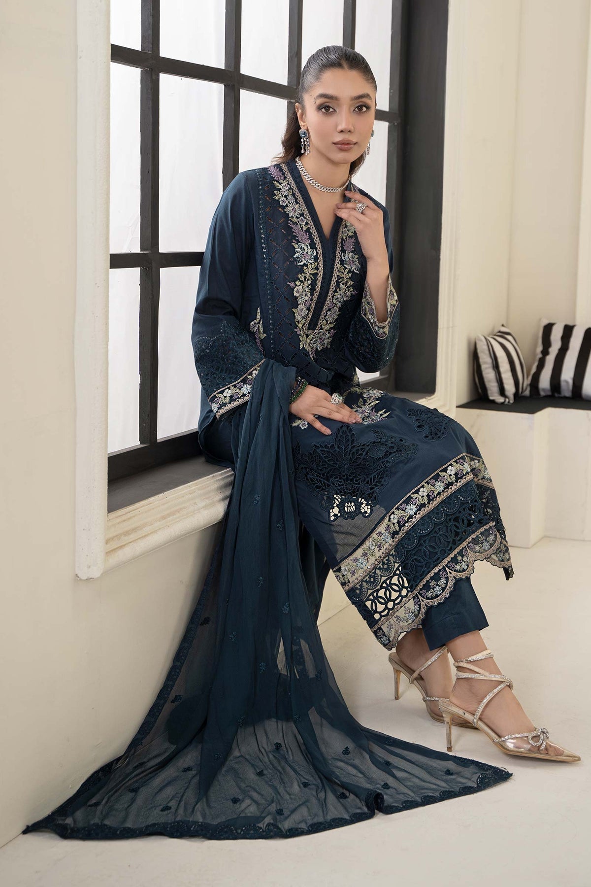 Maria B | Casual Pret 2024 | DW-EF24-17 -  Maria B Casuals -  Agha Fabrics