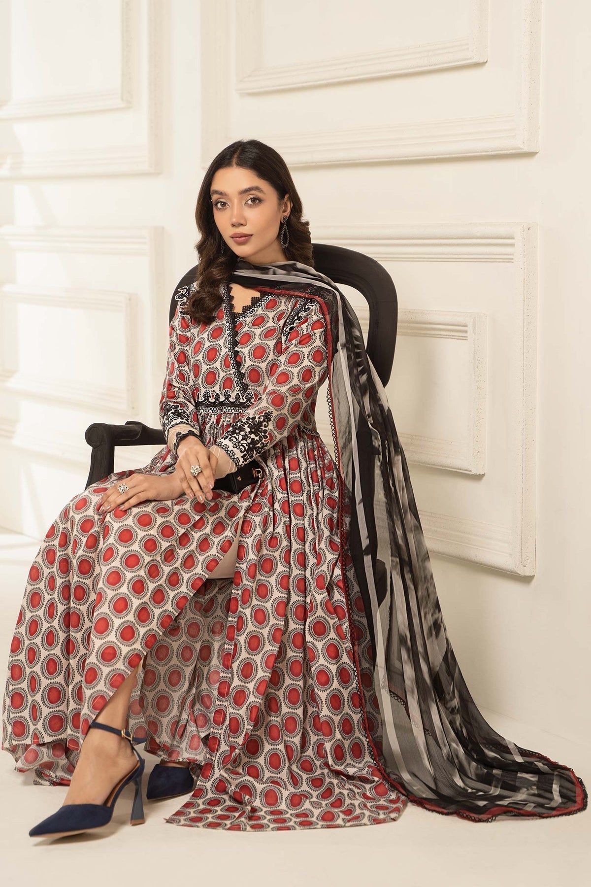 Maria B | Casual Pret 2024 | W-EF24-51 -  Maria B Casuals -  Agha Fabrics