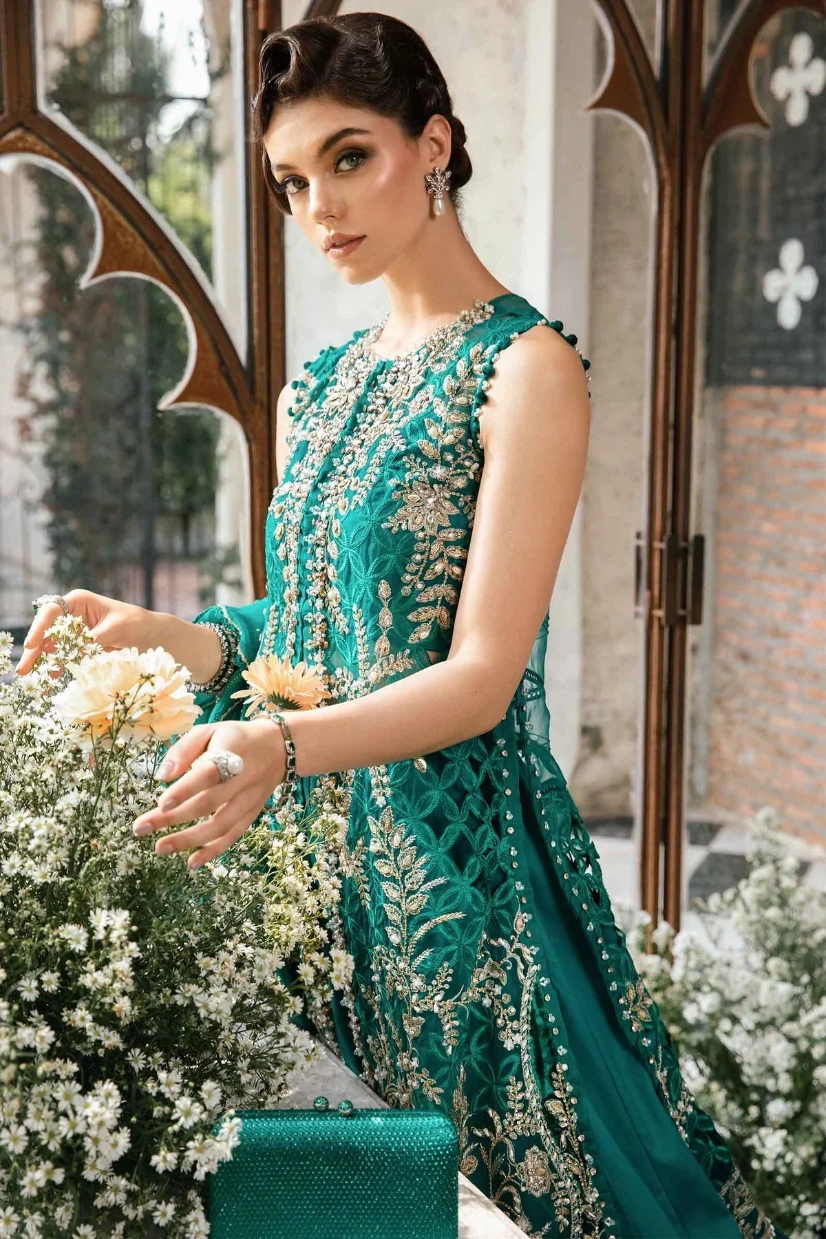 Maria B | Mbroidered Fabrics 2024 | BD-2806 -  Maria B Bridal -  Agha Fabrics