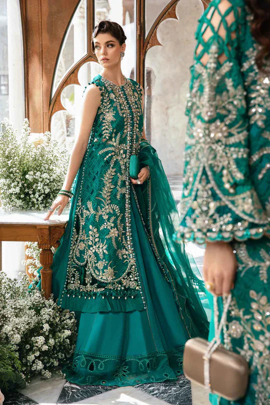 Maria B | Mbroidered Fabrics 2024 | BD-2806 -  Maria B Bridal -  Agha Fabrics