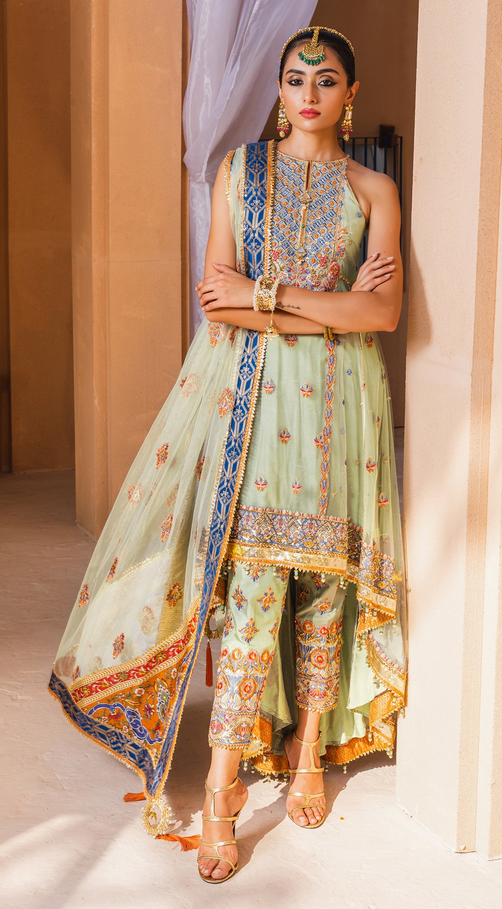 Formal Dress - Anaya - Kamair Rokni - Dhanak - MAHAM - D#08