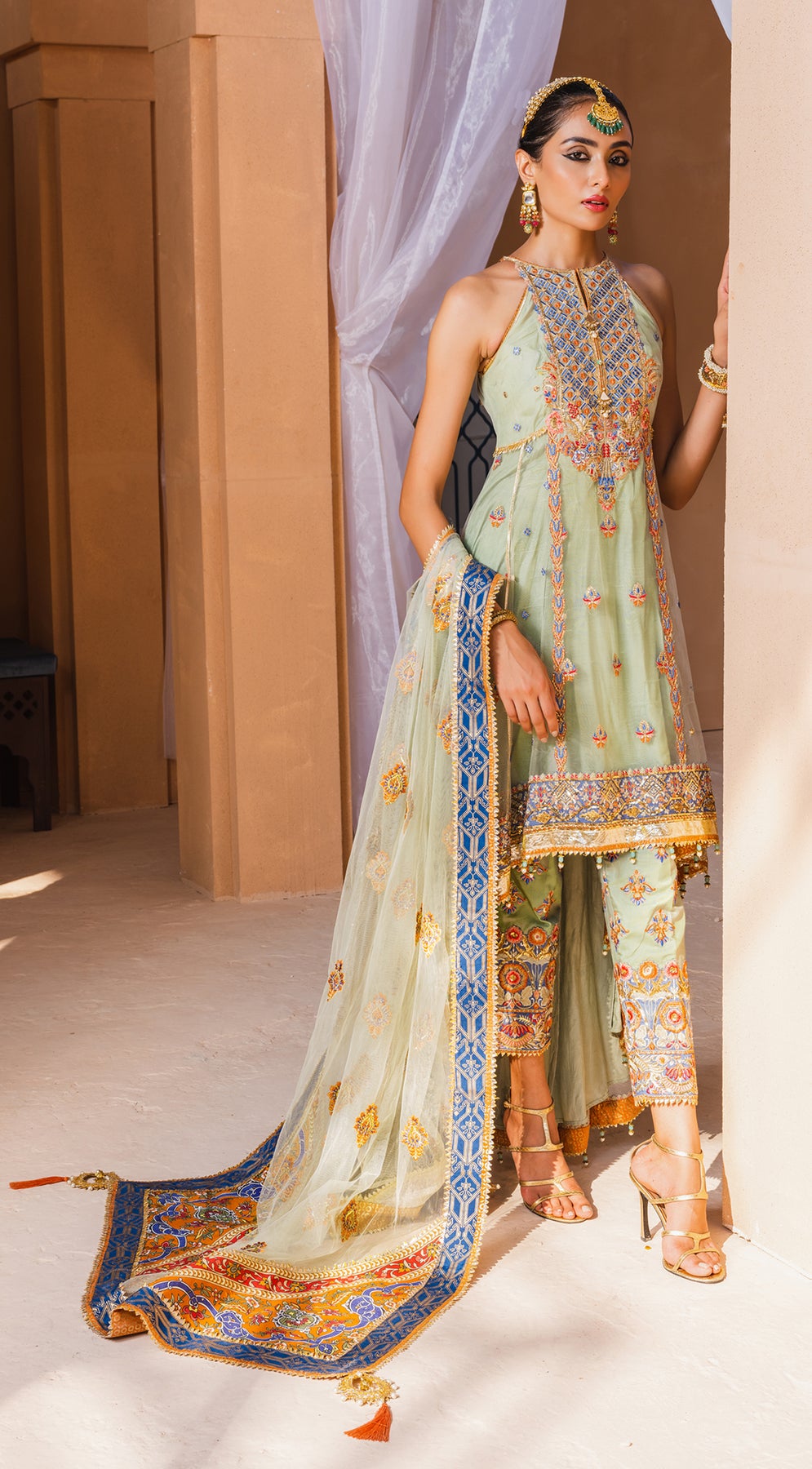Formal Dress - Anaya - Kamair Rokni - Dhanak - MAHAM - D#08