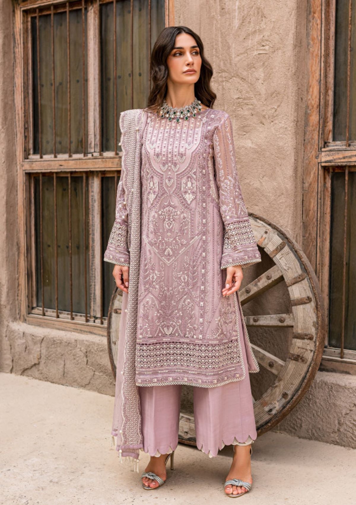 Formal Dress - Gulaal - Embroidered - Chiffon - Malaikah - GEC#2