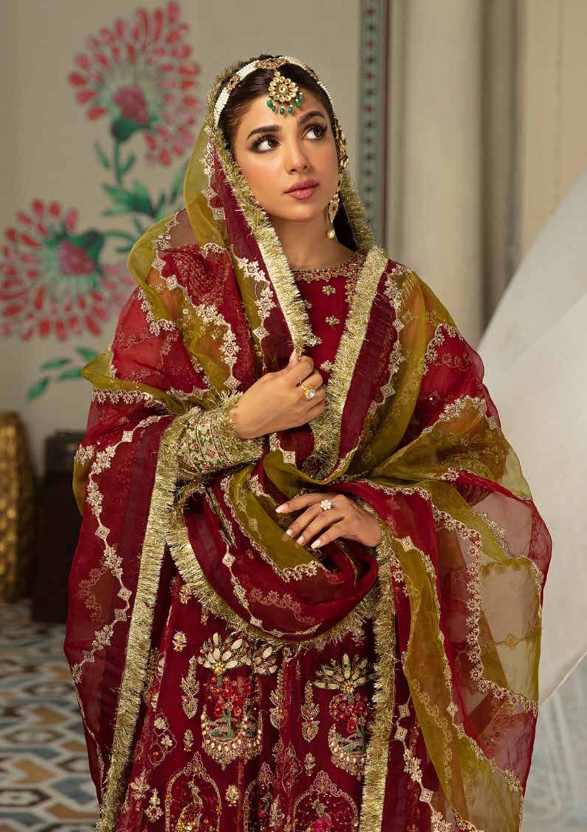 Formal Dress - Maryam Hussain - Gulab - Wedding - Ayna - Official Maryam Hussain - Agha Fabrics UK