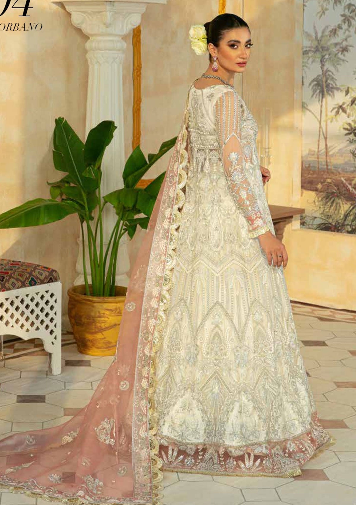 Formal Dress - Maryam Hussain - Marwa - Festive - NOORBANO - Official Maryam Hussain - Agha Fabrics UK