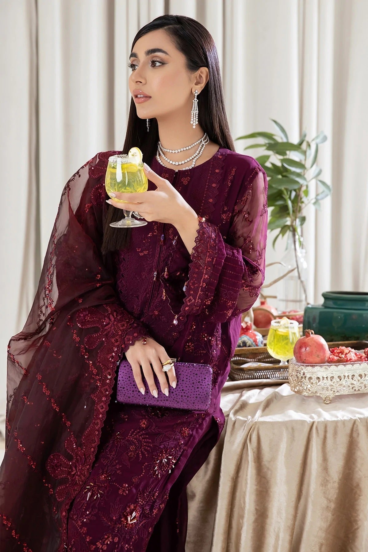 Formal Dress - Nureh - Elanora - Luxury Chiffon - NEL#12