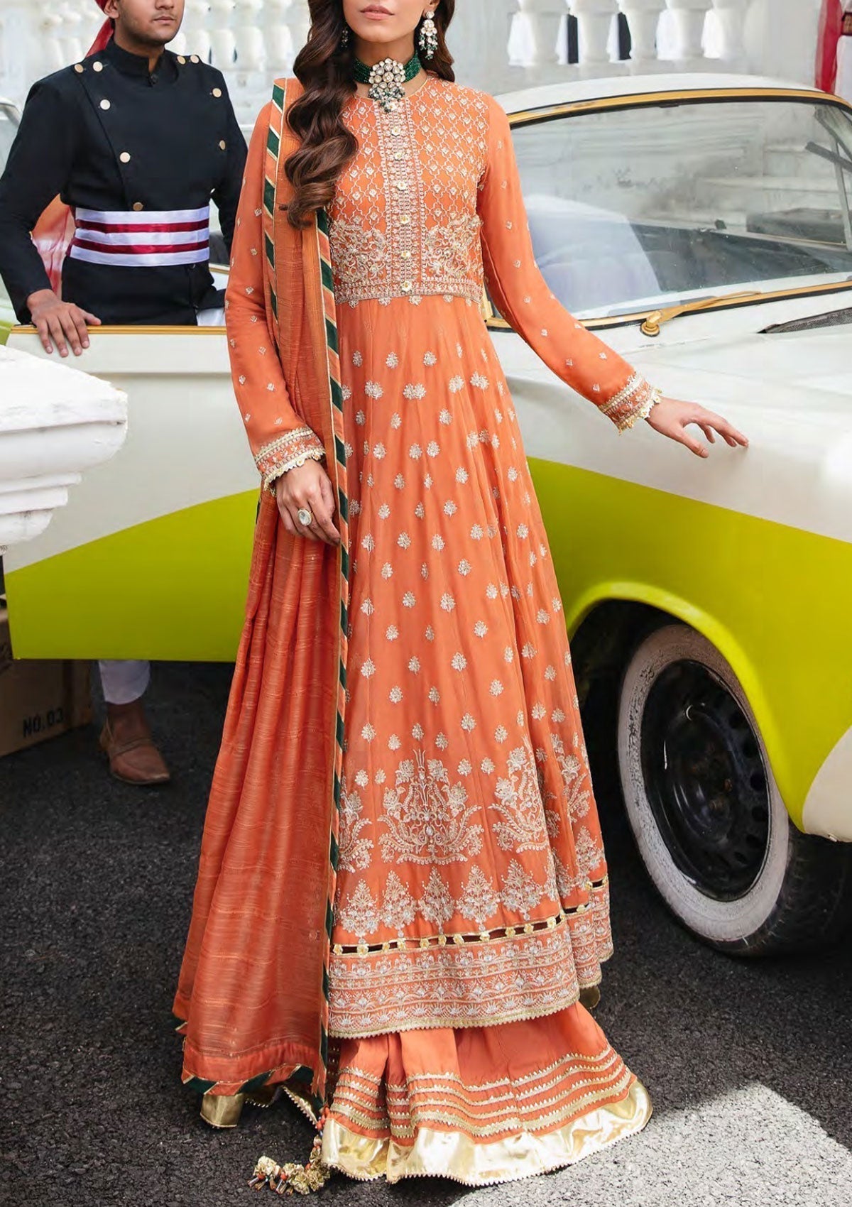 Formal Dress - Salitex - Retro Luxury Chiffon - HC#00033 (Amber)