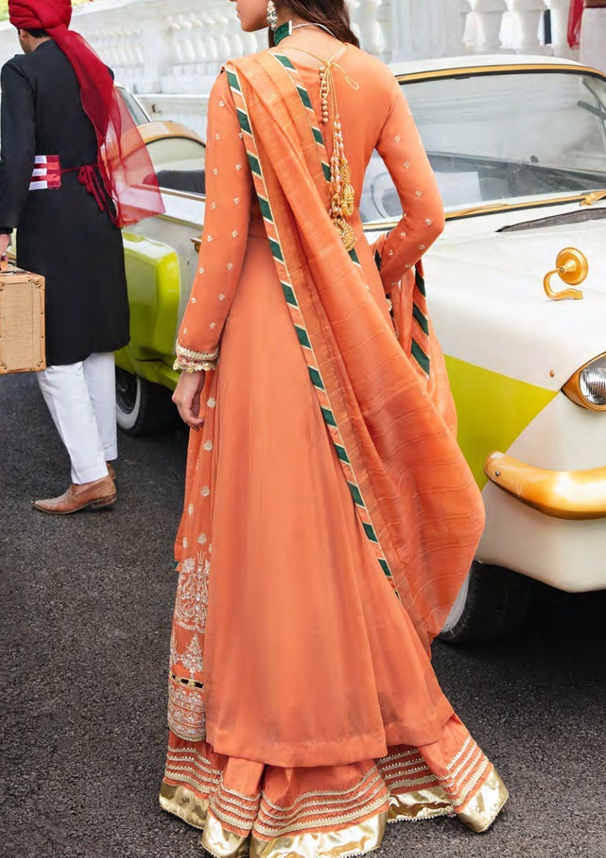 Formal Dress - Salitex - Retro Luxury Chiffon - HC#00033 (Amber)