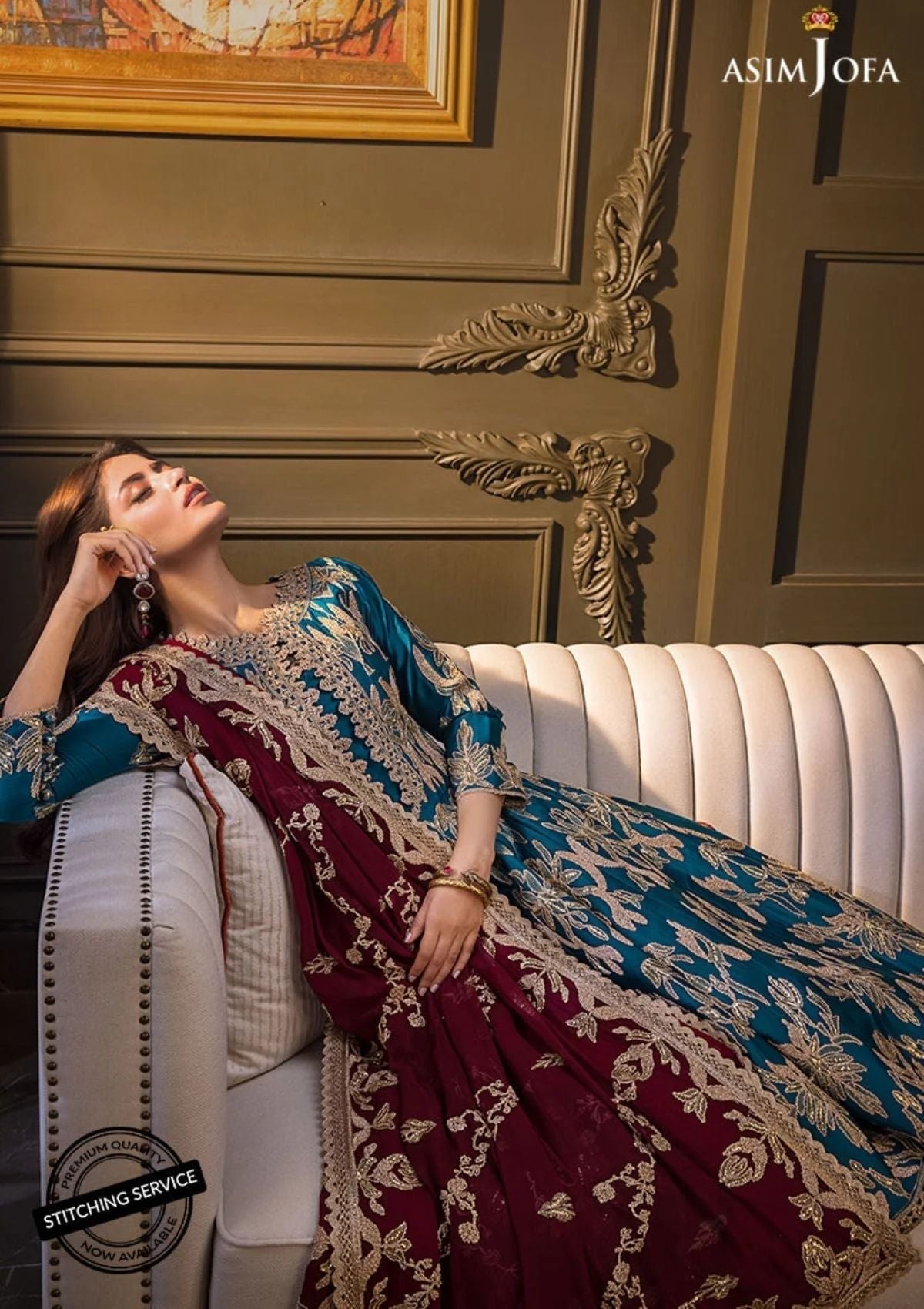 Formal Dress - Asim jofa - Jaan-E-Adaa - AJSE#9