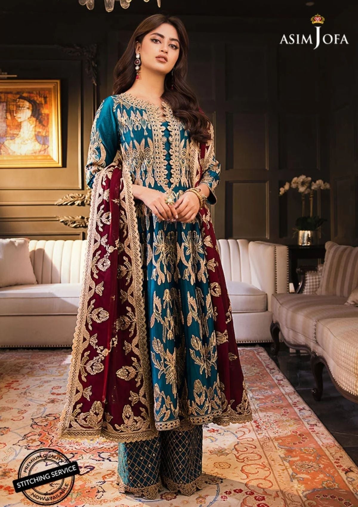 Formal Dress - Asim jofa - Jaan-E-Adaa - AJSE#9