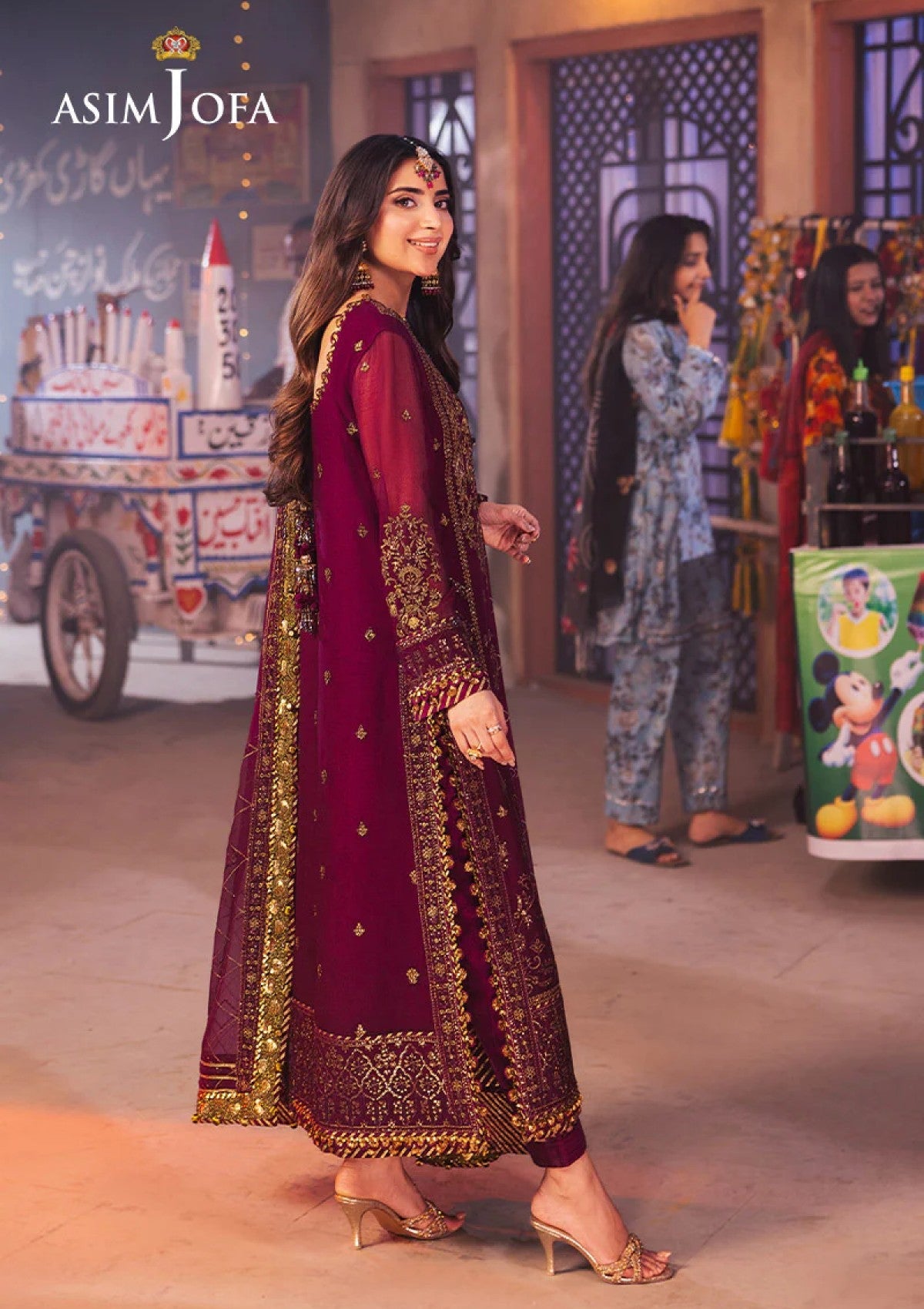 Formal Collection - Asim Jofa - Chamkeeli - AJKK24#18 - Official Asim Jofa - Agha Fabrics UK