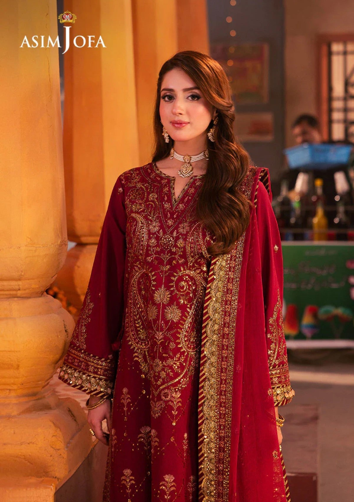 Formal Collection - Asim Jofa - Chamkeeli - AJKK24#19 - Official Asim Jofa - Agha Fabrics UK