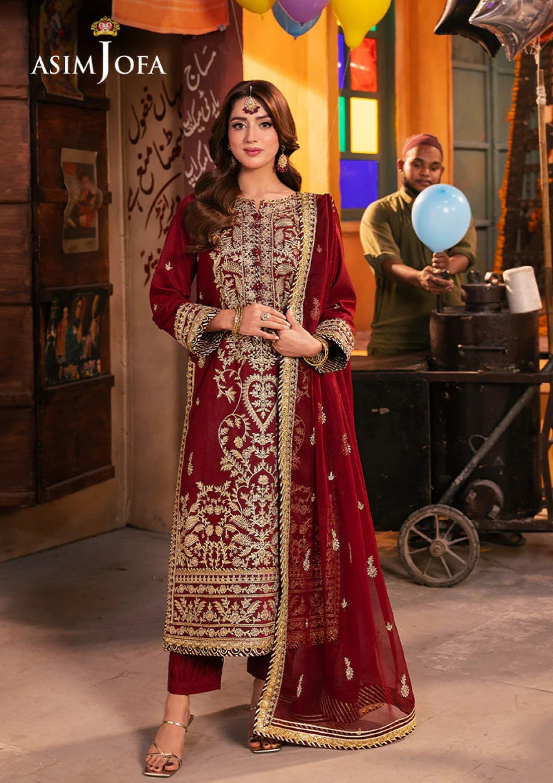 Formal Collection - Asim Jofa - Chamkeeli - AJKK24#20 - Official Asim Jofa - Agha Fabrics UK