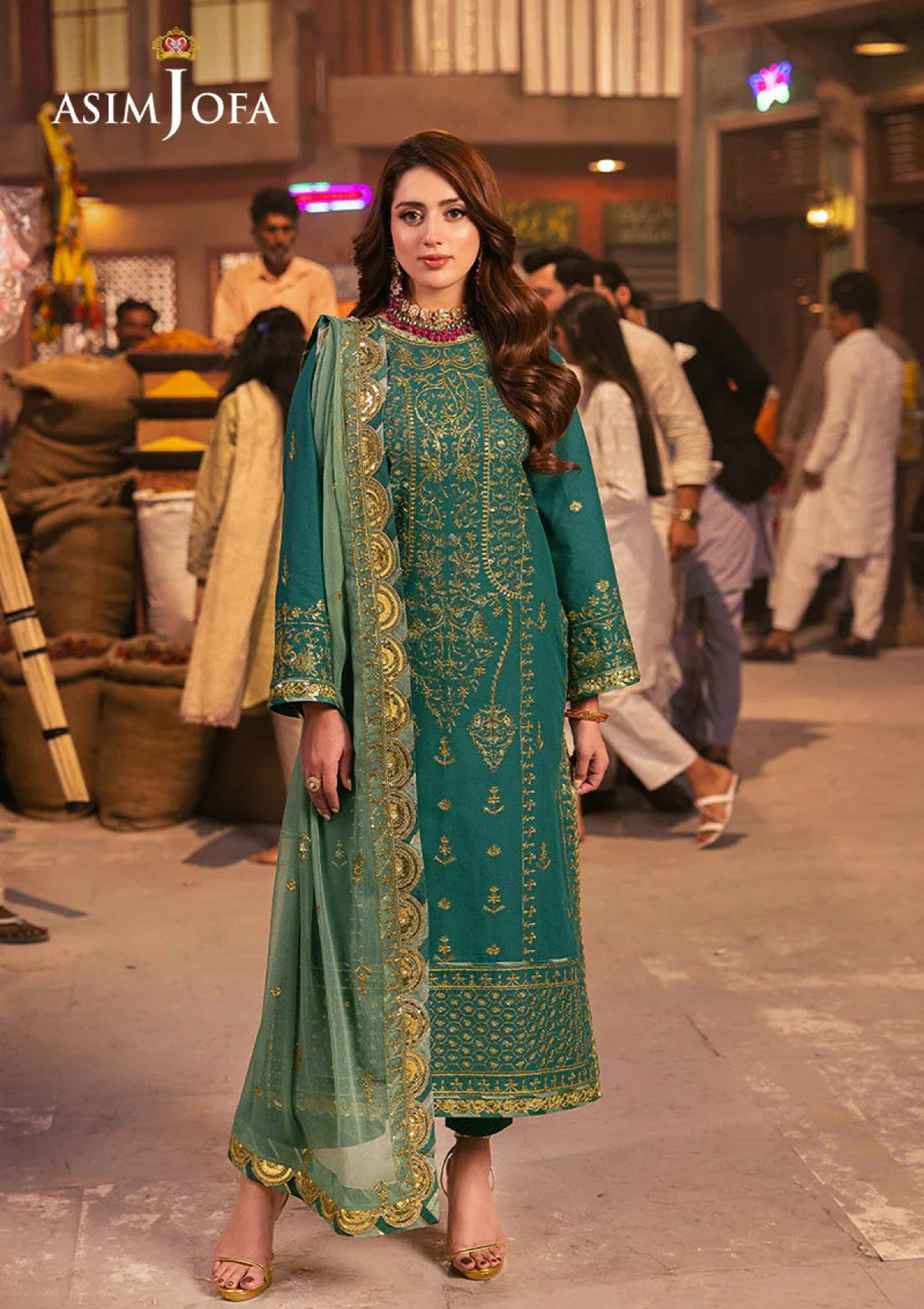 Formal Collection - Asim Jofa - Chamkeeli - AJKK24#27 - Official Asim Jofa - Agha Fabrics UK