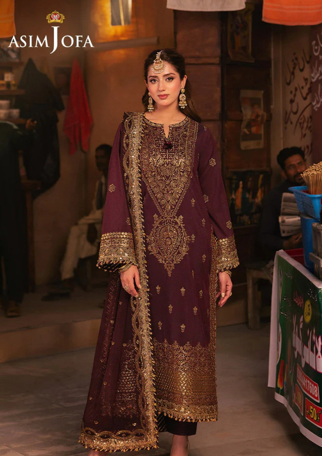 Formal Collection - Asim Jofa - Chamkeeli - AJKK24#01 - Official Asim Jofa - Agha Fabrics UK