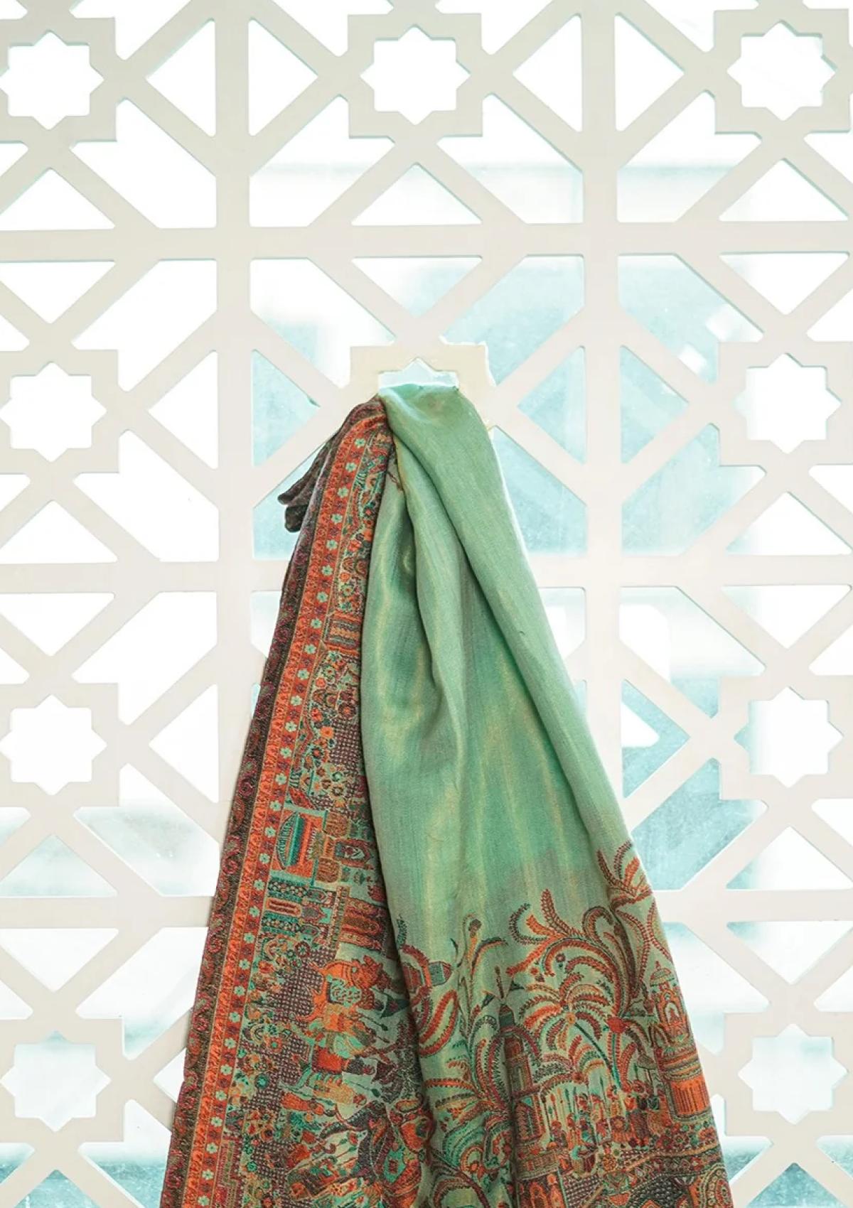 Pure Pashmina Kaani Jamawar Shawl D - 011C - Multi