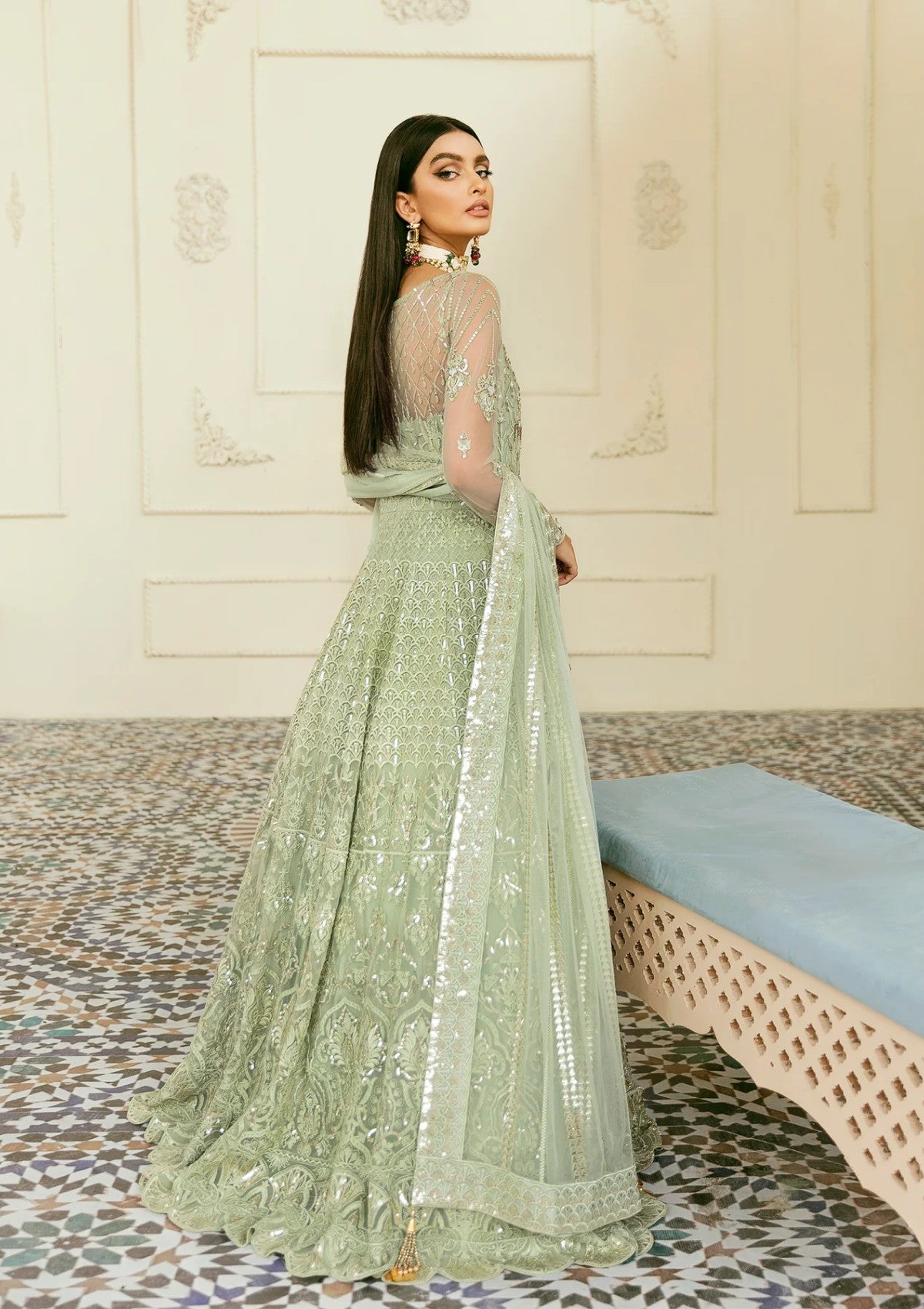 Formal Collection - Akbar Aslam - Elinor - ASE24#1386 - Florican - Official Akbar Aslam - Agha Fabrics UK