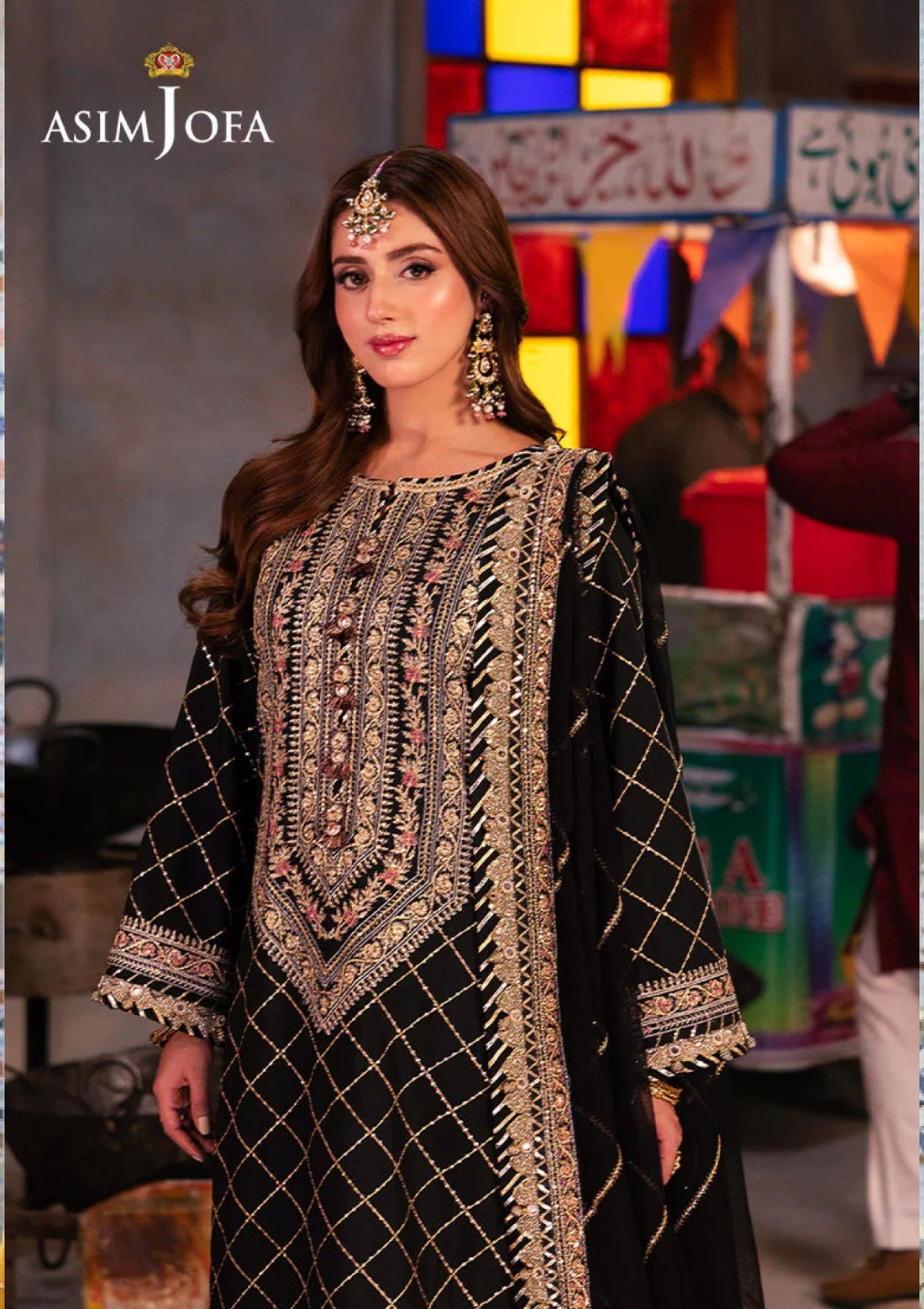 Formal Collection - Asim Jofa - Chamkeeli - AJKK24#02 - Official Asim Jofa - Agha Fabrics UK