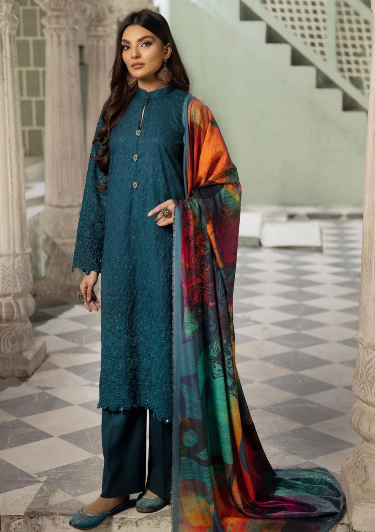 Winter Collection - Mahees - Embroidered Leather - ME24#09