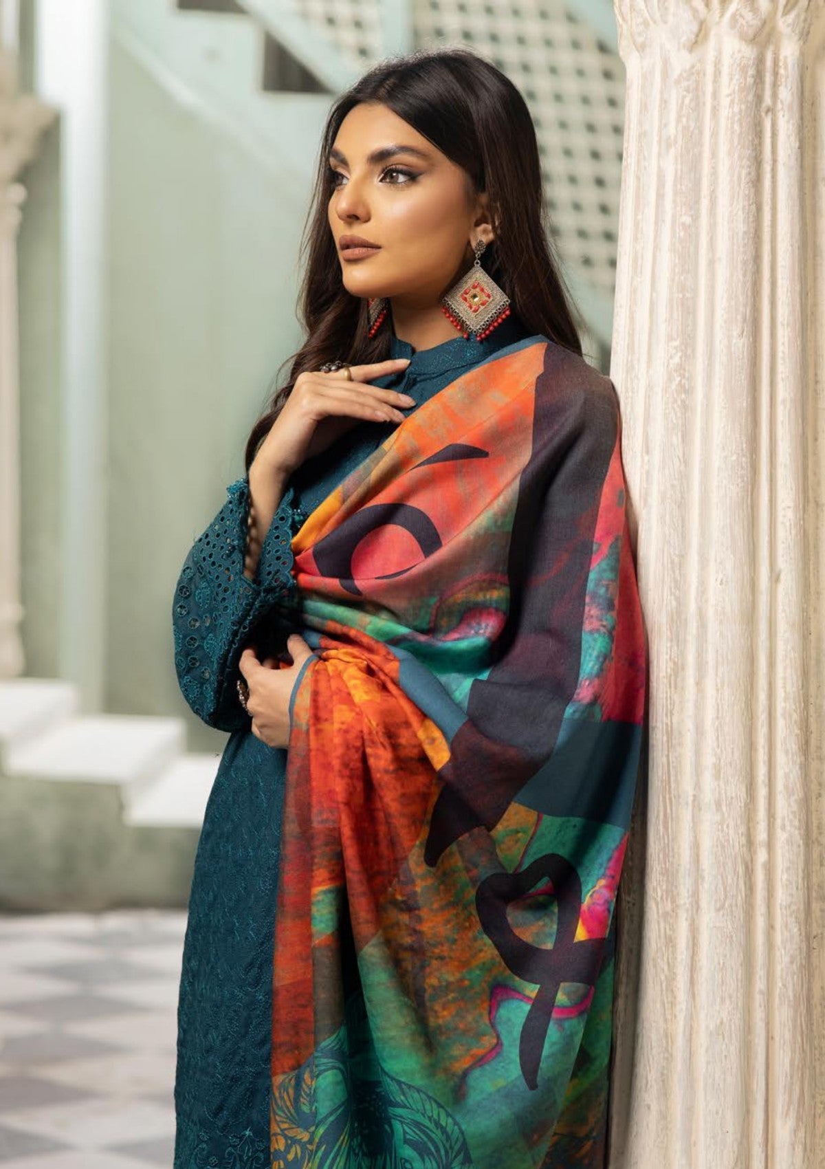 Winter Collection - Mahees - Embroidered Leather - ME24#09