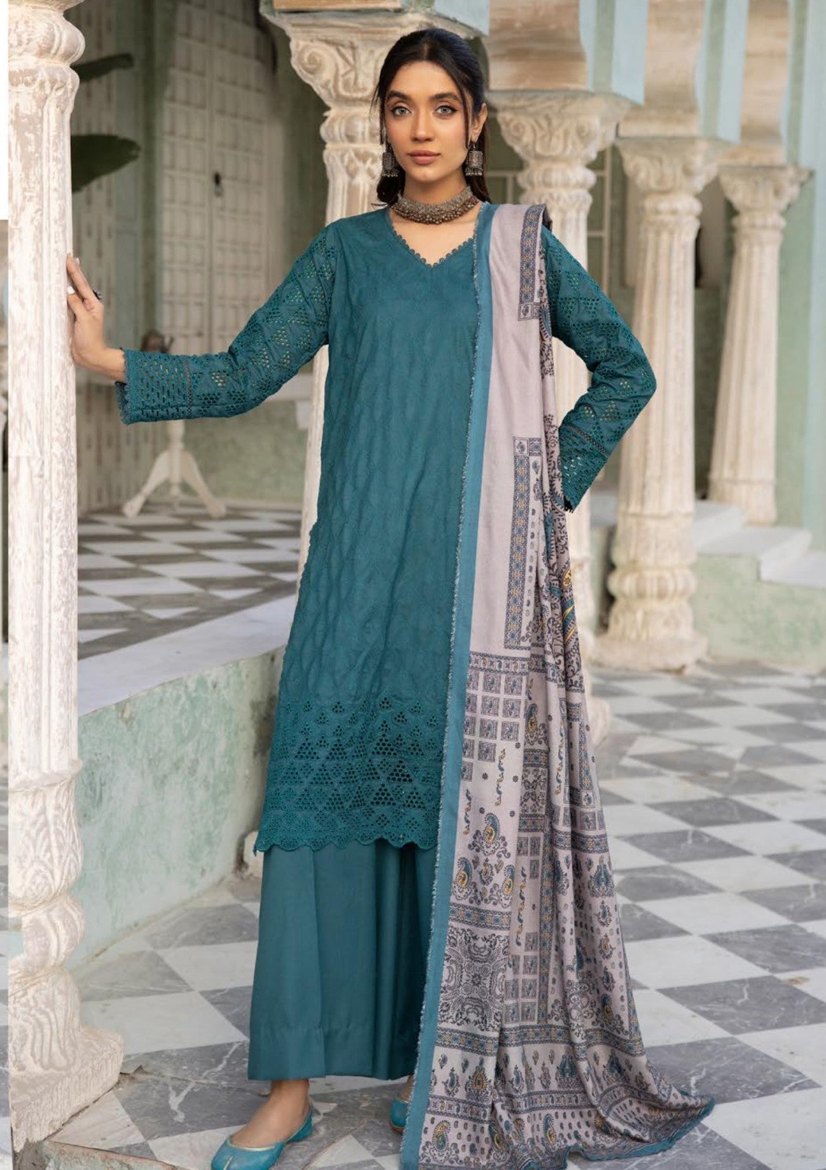 Winter Collection - Mahees - Embroidered Leather - ME24#12