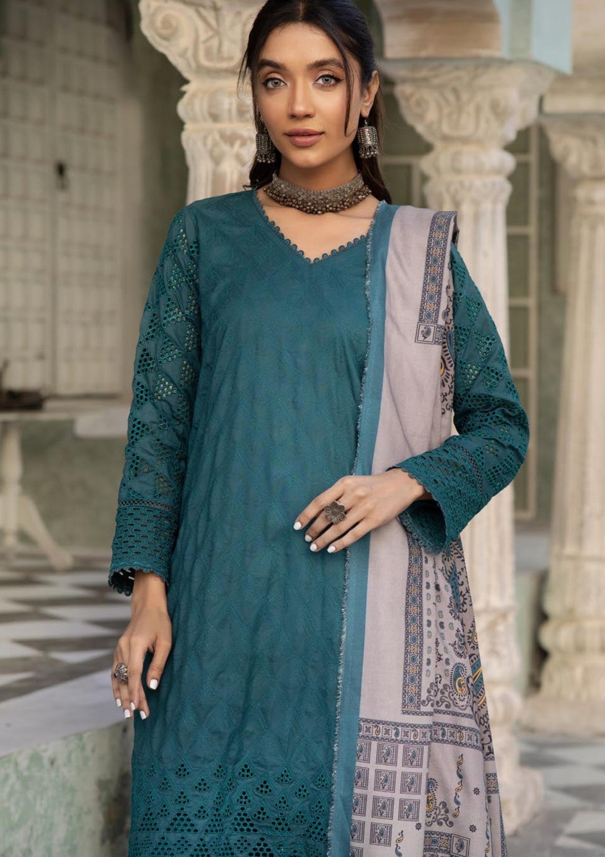 Winter Collection - Mahees - Embroidered Leather - ME24#12