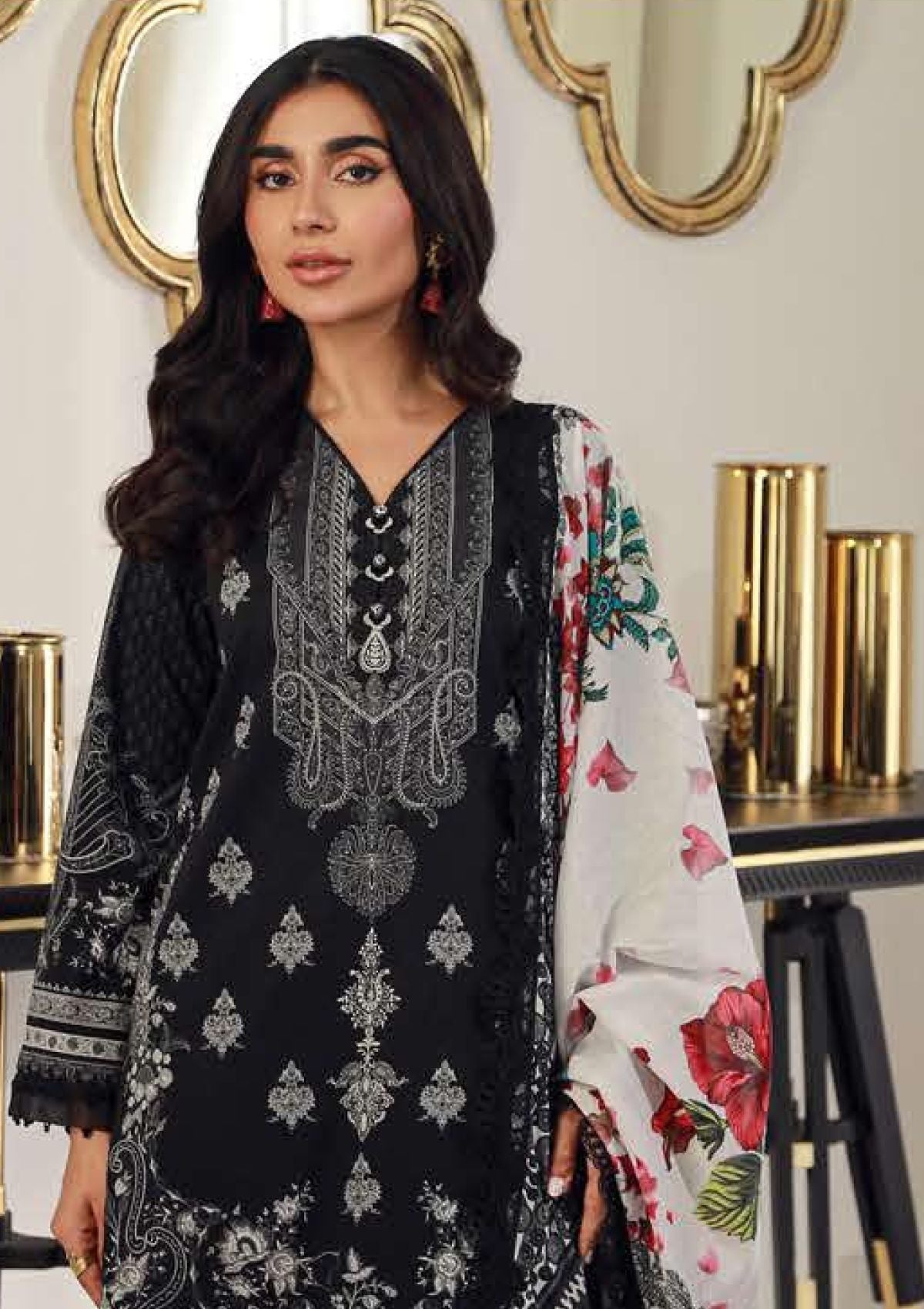 Lawn Collection - Asim Jofa - Prints - Volume 06 - AP24#05 - Official Asim Jofa - Agha Fabrics UK