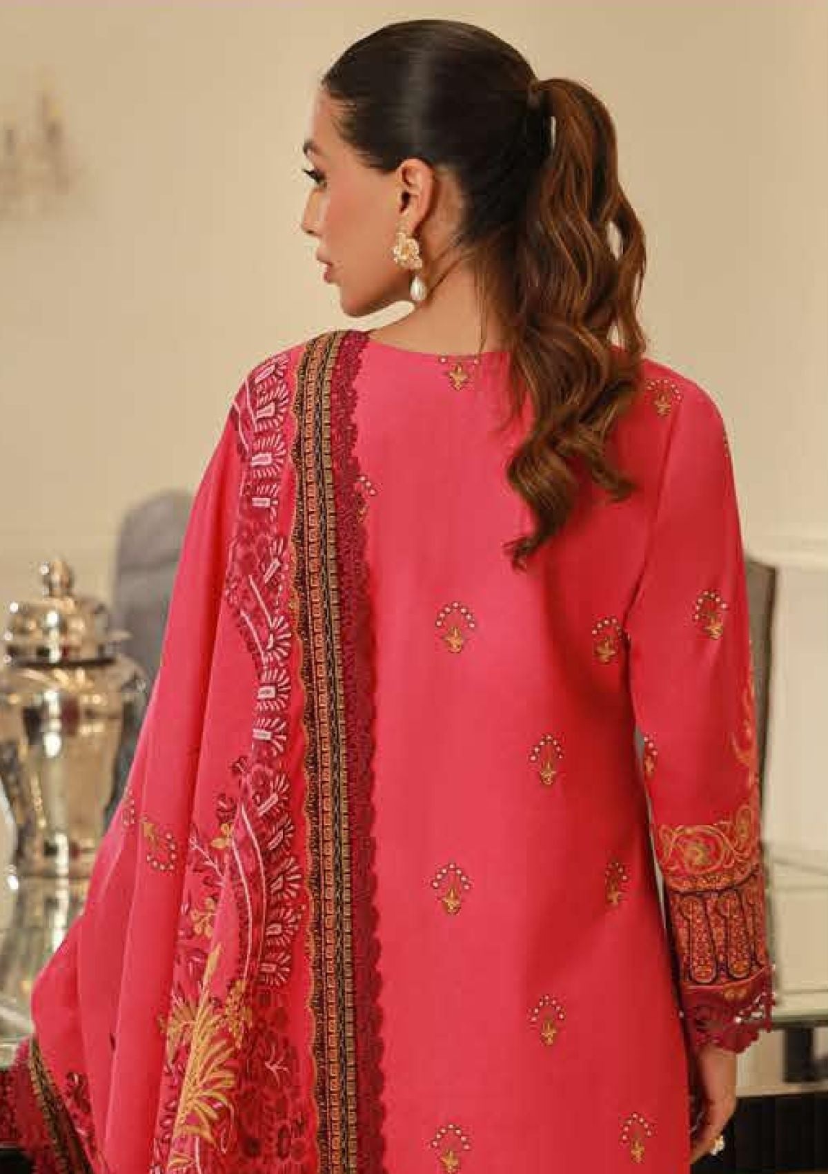 Lawn Collection - Asim Jofa - Prints - Volume 06 - AP24#01 - Official Asim Jofa - Agha Fabrics UK