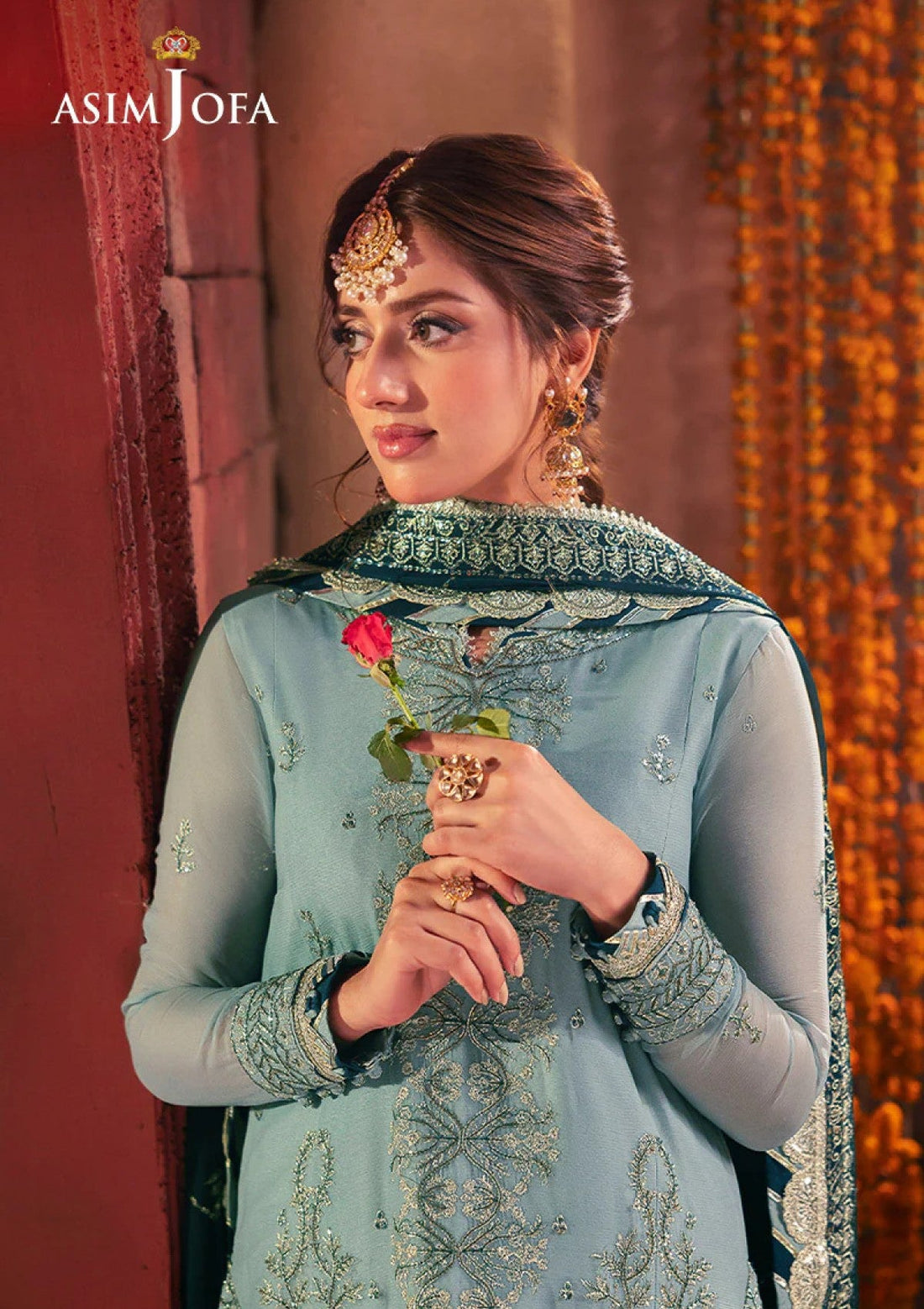 Formal Collection - Asim Jofa - Chamkeeli - AJKK24#17 - Official Asim Jofa - Agha Fabrics UK