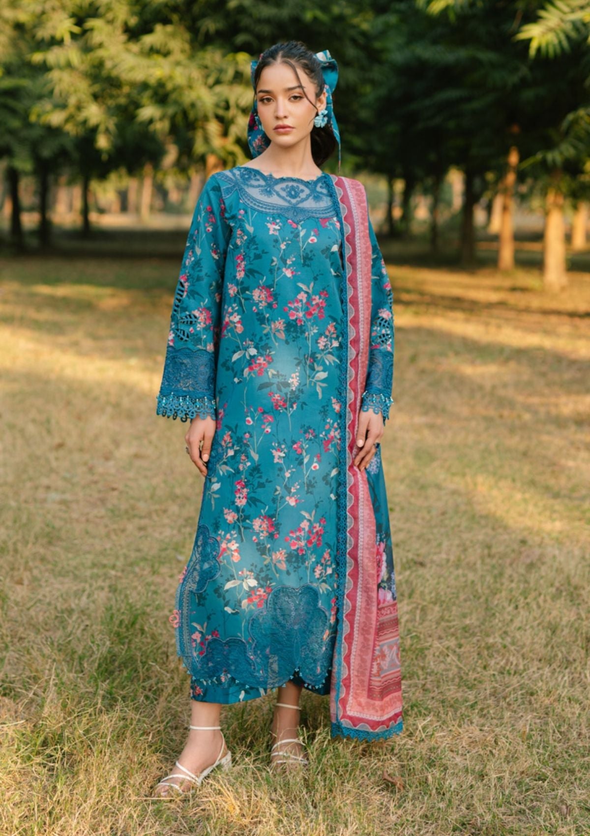 Lawn - Parishay - Ivy Bloom Printkari - D#07