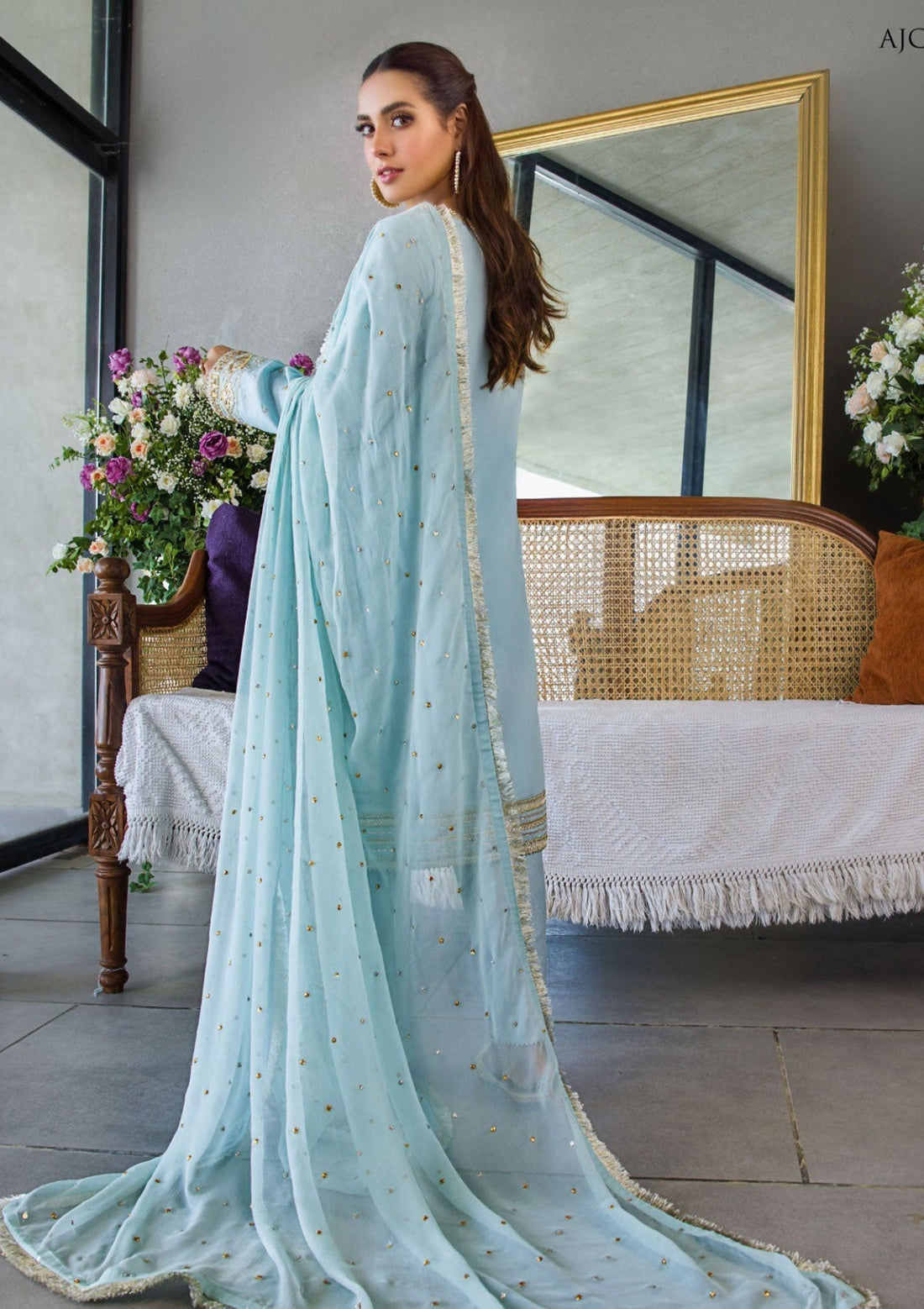 Lawn Collection - Asim Jofa - Chikankari - Eid - AJCK#7