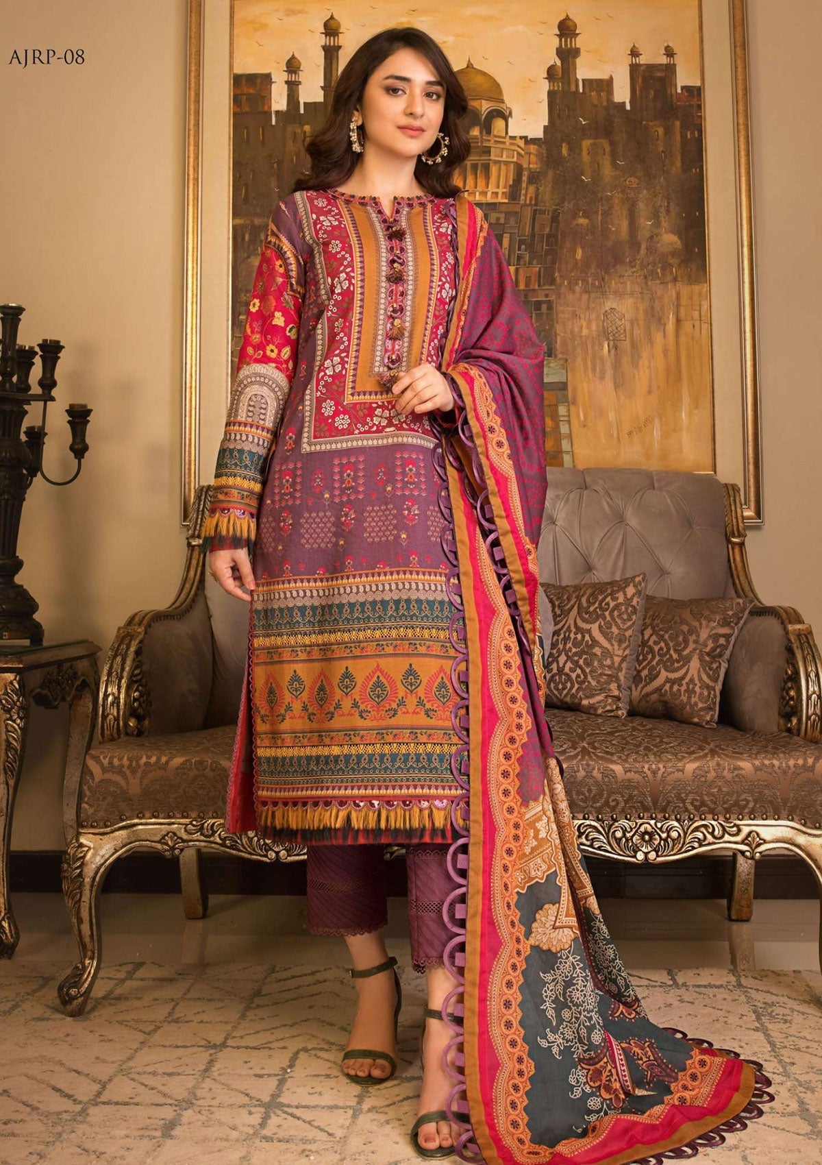 Lawn Collection - Asim Jofa - Rania - AJRP#08