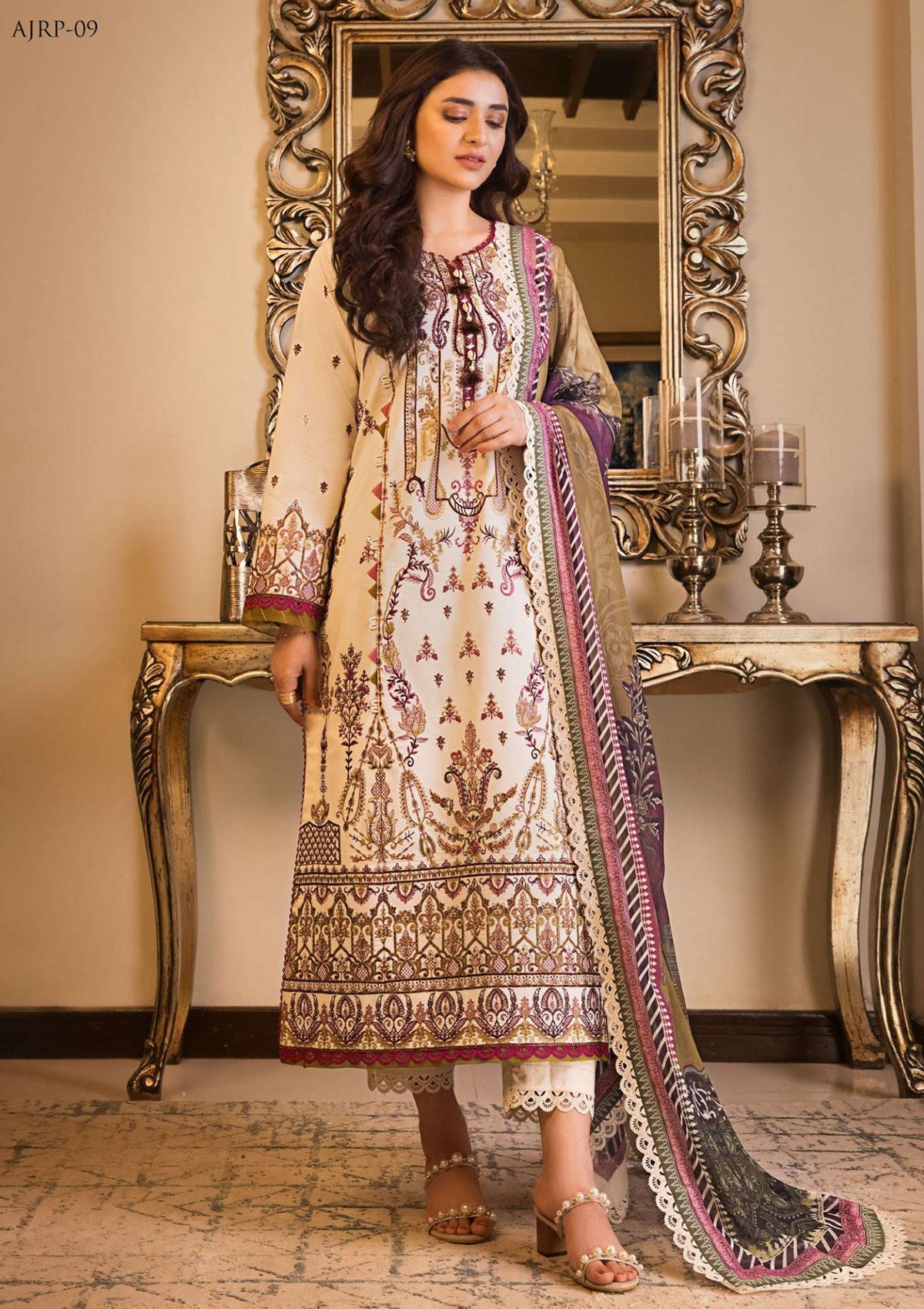 Lawn Collection - Asim Jofa - Rania - AJRP#09