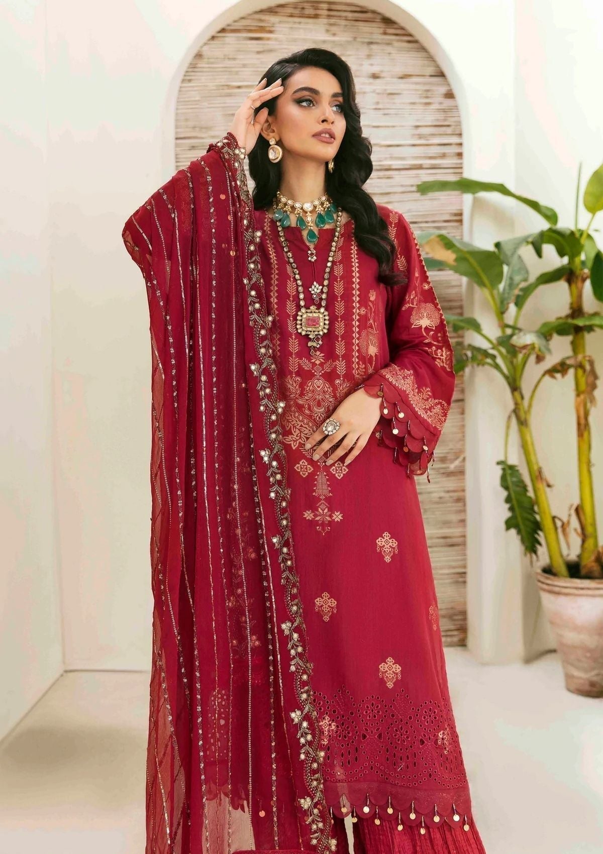 Lawn Collection - Nureh - Maya Jacquard - Cambric - NJ#43