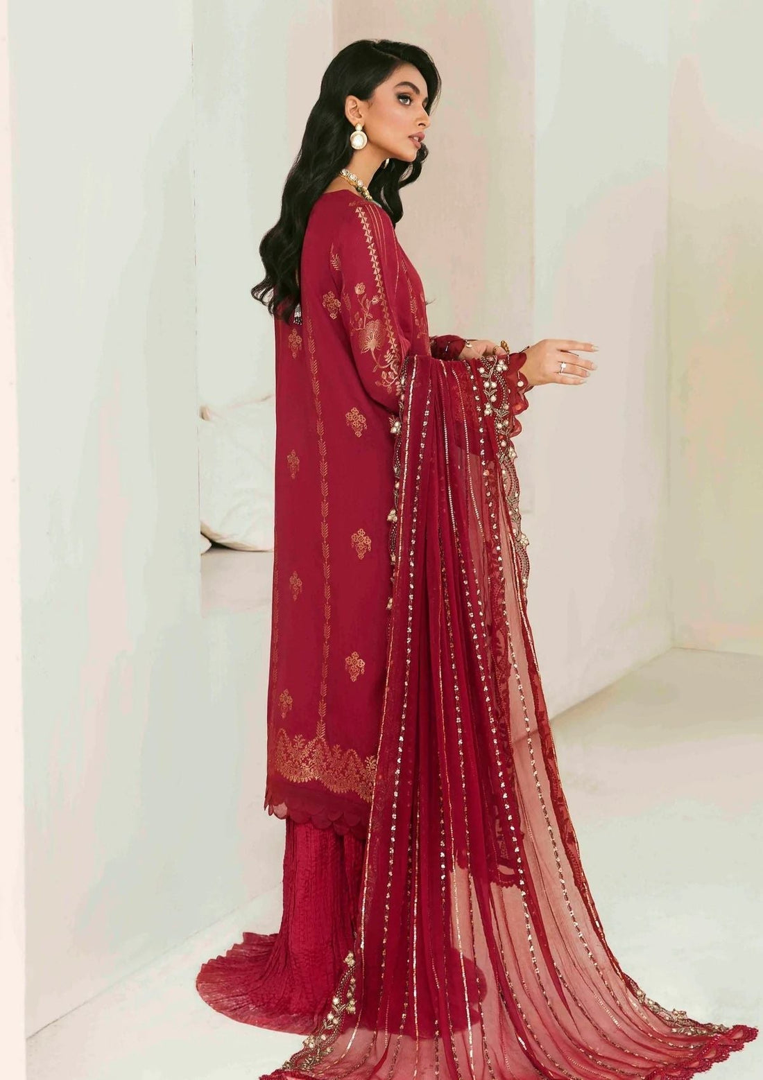 Lawn Collection - Nureh - Maya Jacquard - Cambric - NJ#43