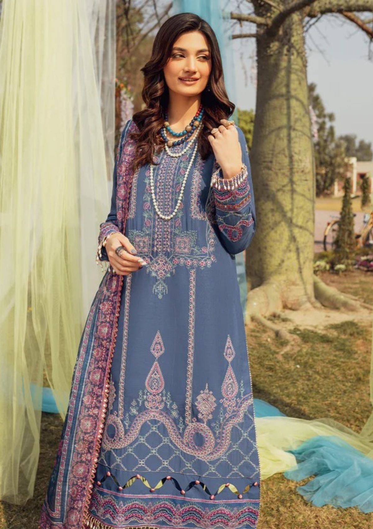 Lawn Collection - Parishay - Noor e Nazar - NNS#05
