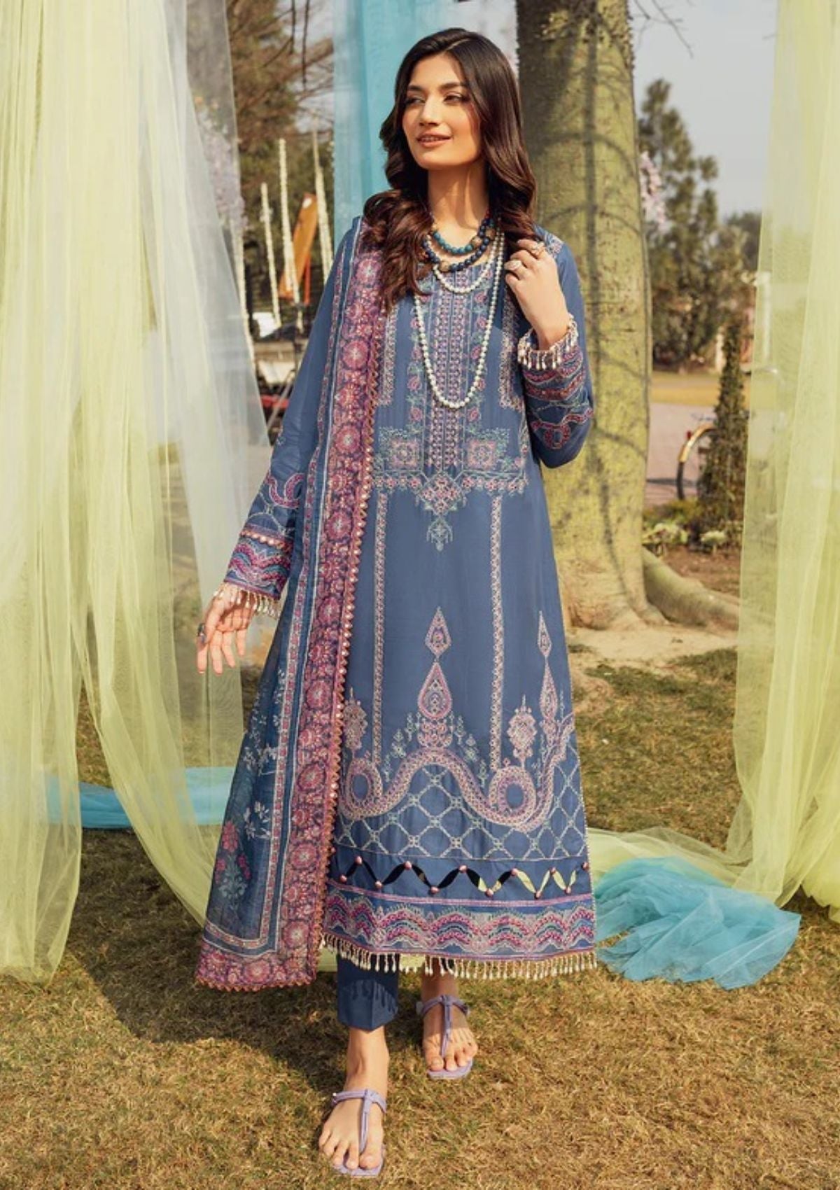Lawn Collection - Parishay - Noor e Nazar - NNS#05