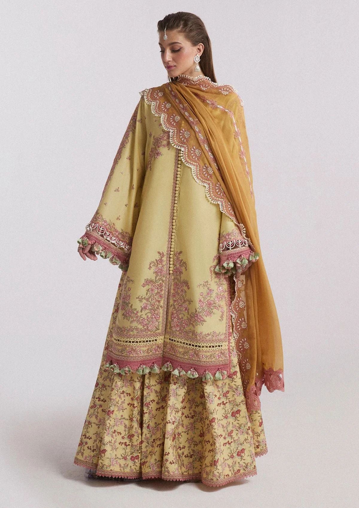 Lawn Collection - Hussain Rehar - Spring Summer - Eid Edit - Limone
