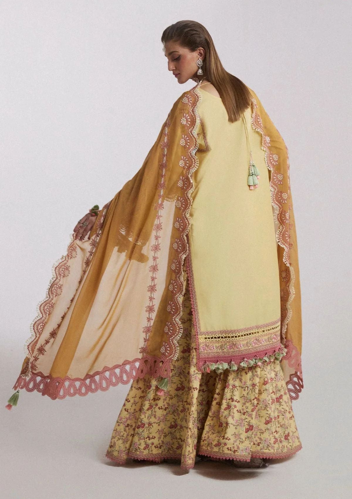 Lawn Collection - Hussain Rehar - Spring Summer - Eid Edit - Limone